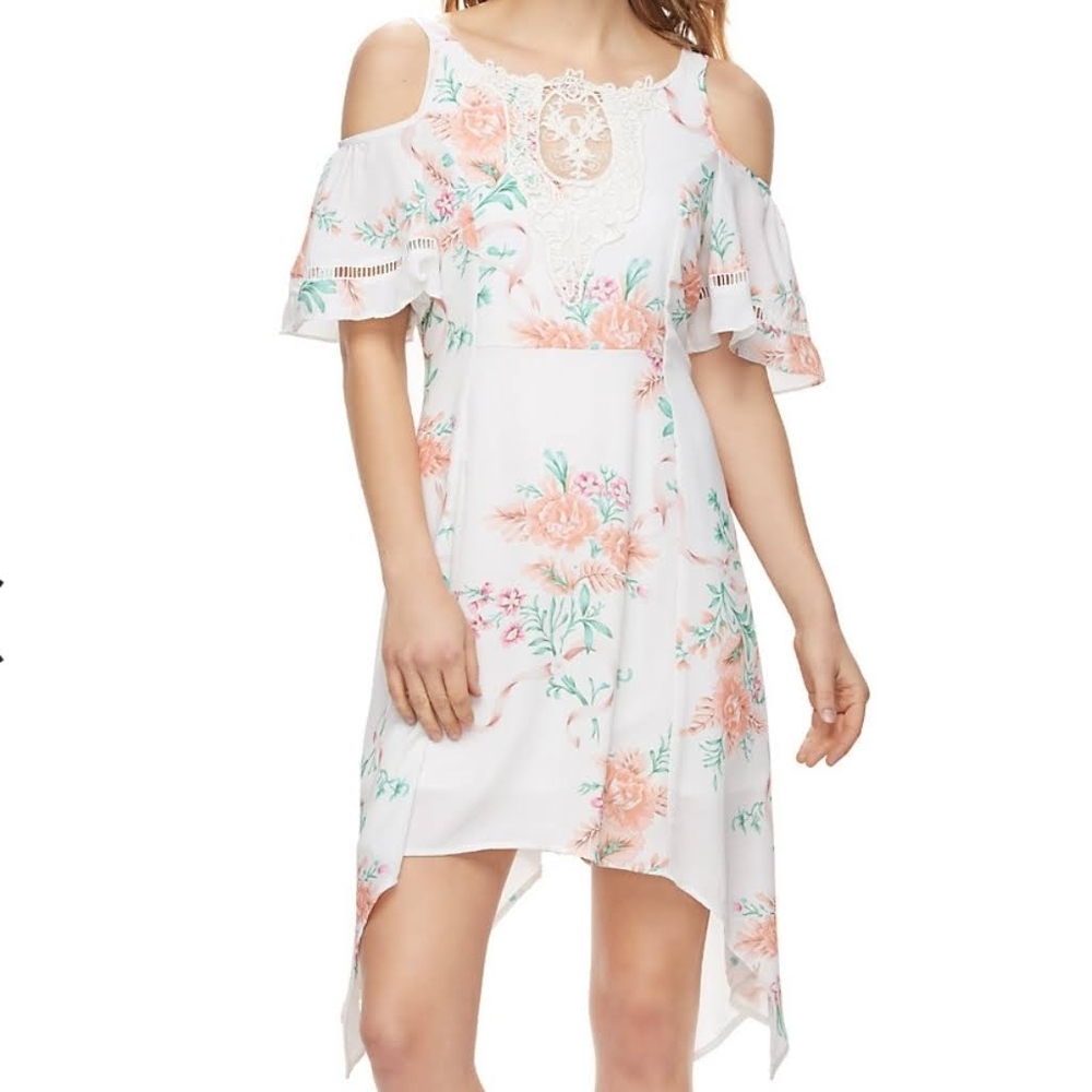 Beauty and the beast cold shoulder dress